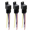 sourcing map 3 pieces DC 48V 40A SPDT car relay