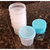 6 Piece Reusable Salad Dressing 1oz Container Set with Snap