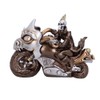 Nemesis Now Ride or Die Skeleton Biker Figure Bronze 19cm