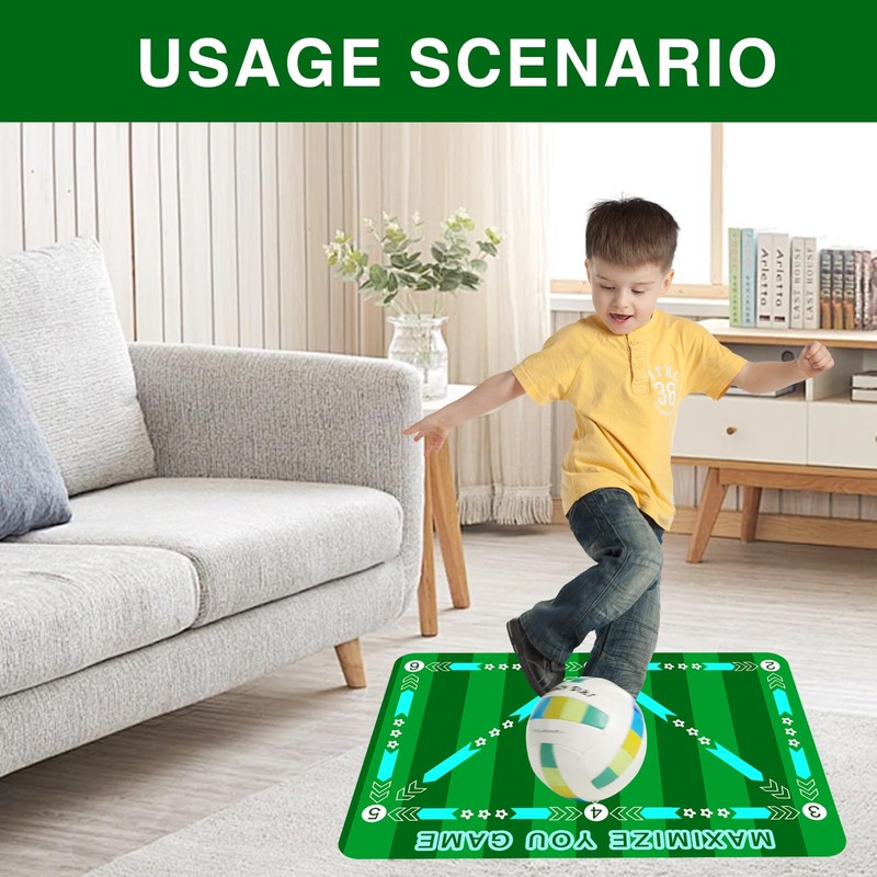 Landrain Football Mat Ball Control 90 x 60 cm Children's