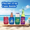12 Pack Can Cooler Sleeve Funny Quotes Neoprene Drink Cooler