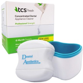 TCS & Denture Bath ~ 24 Weekly Sachets Concentrated Cleaner for Flexible Dentures, Retainers and Dental Appliances