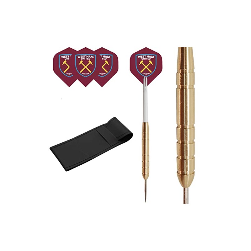 TARGET 21g West Ham United Brass Darts Set, Standard Shape