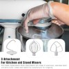 Premium Stand Mixer Attachments(3pcs Set) K45WW Wire Whip/ K45DH Dough