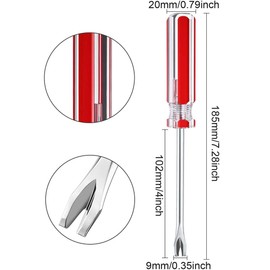 Jinyuanchao Tack Lifter 3 mm U Tip Nail Staple Rivet Tack Puller Staple Remover Screwdriver Tool 3PCS