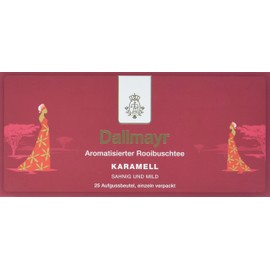 Dallmayr Tea Infusion Bag - Rooi Tea Caramel, Pack of 2 (2 x 43.75 g)