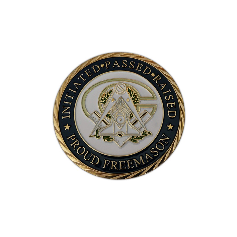 Eillwin Rare Freemason Noble Collectible & Commemorative New Token Coin