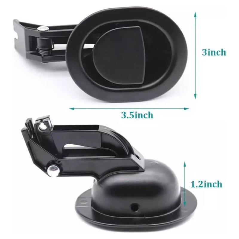 Universal 2Pcs Recliner Replacement Pull Handle Chair Sofa Couch Release