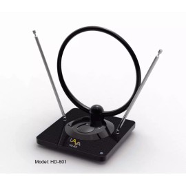 LAVA 75 mile LAVA HD-801 Indoor HDTV Antenna, Amplified 4K Clear