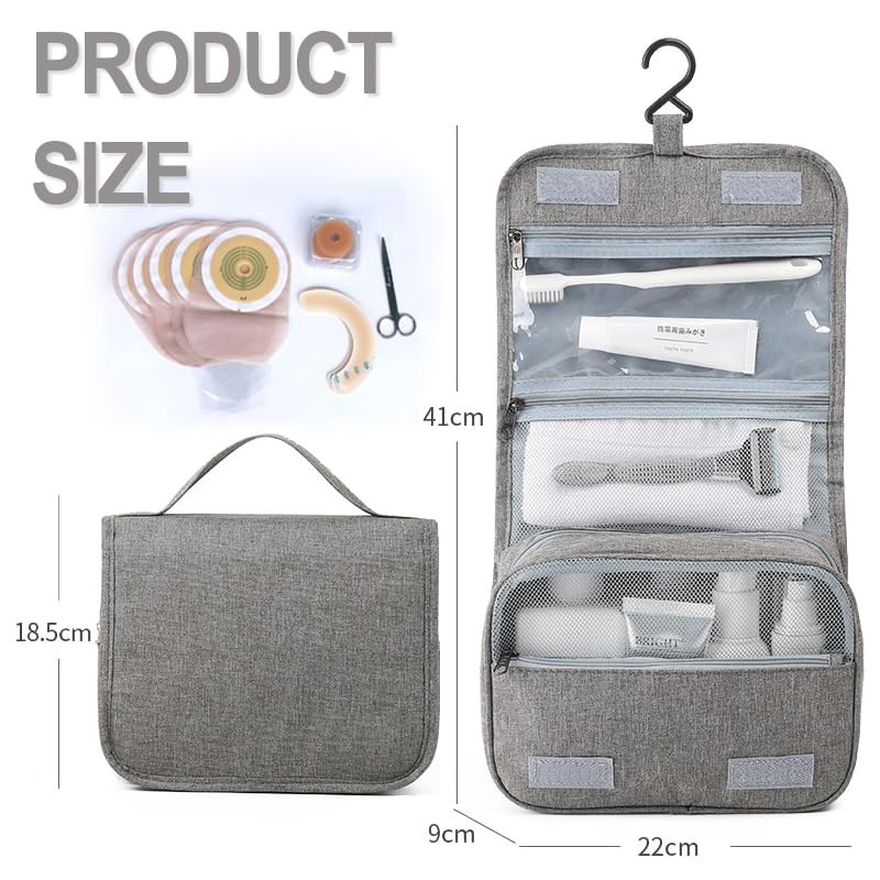 Ostomy Colostomy Travel Bag,Hanging Organizer Bag Accessory Storage Bags Pouch