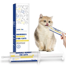 Cat Hairball Remedy Gel,Easy to Give Syringe Format Hairball Treatment for Cats-Digestive Aid (30ml*1pcs)