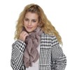 Lina & Lily Elastic Ruffle Faux Fur Women's Winter Pull-through