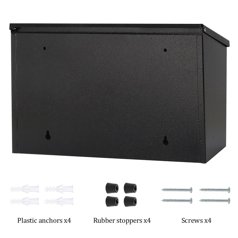 Wall-Mount Mailbox for Outside,Large Capacity Mail Box Waterproof and Rust-Resistant,
