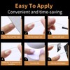 Cycullinyt 240Pcs Square Soft Gel Nail Tips, Long Square Nails,
