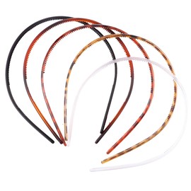 Healeved 12pcs Plastic Headband Hair Buckle Leopard Headband for Women Headgear Women's Leopard Print