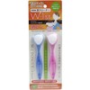 Tongue Brush, W-1, Short Type, Set of 2 x 10