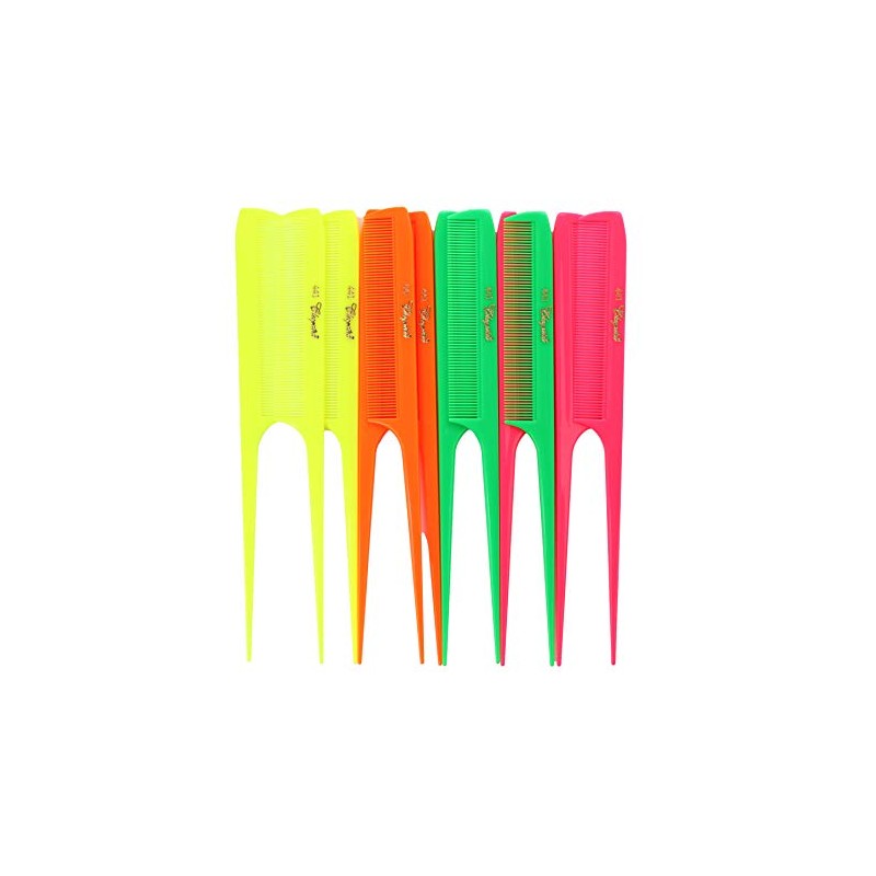 Krest Cleopatra 8-1/2 inch Rattail Combs Extra Fine Tooth.Rat Tail