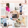 HONEY JOY Kitchen Step Stool for Toddlers, Children Wooden Standing