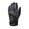 Louisville Slugger Adult Genuine 2.0 Batting Gloves - Black, Medium