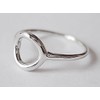 Sovats Small Open Circle Ring For Women 925 Sterling Silver