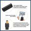 INFINAUTO 200cm 79" Car Tire Air Inflator Extension Hose Quick