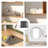Luckyiren Adhesive Sponge Holder for Kitchen Sink, SUS304 Stainless Steel