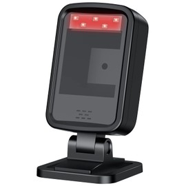 1D/2D Automatic Omnidirectional Desktop Wired USB Bar Code Scanner Reader,Plug and Play,Handsfree Barcode Scanner for Warehouse, Supermarket, Retail Store, Bookstore Pos System