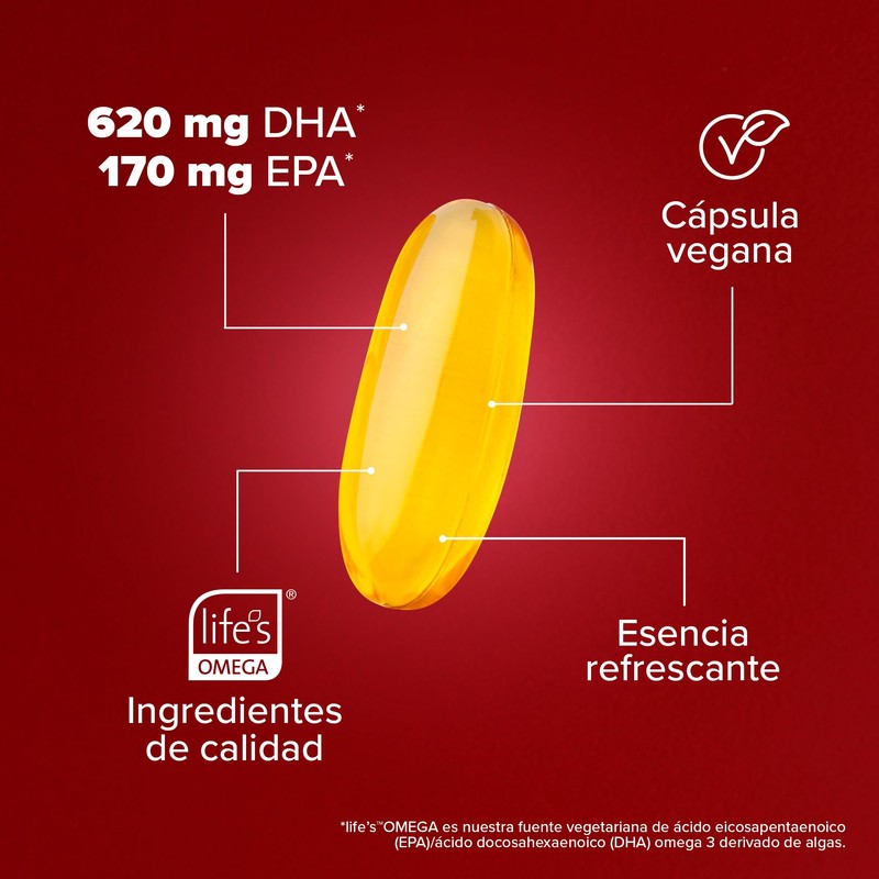 Birdman Premium Omega 3 a base de Algas (Ratio DHA:EPA