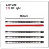 Generico Smart App Bluetooth 4 Streifen 48 LED Innenfarben Auto