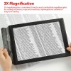 custom-sign US A4 Full Page 3x Magnifier Sheet Book Reading