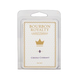 Bourbon Royalty Luxuriously Scented 2 Ounce Wax Mixer Wax Melt Cubes for Tart Burner, Creole Currant, White