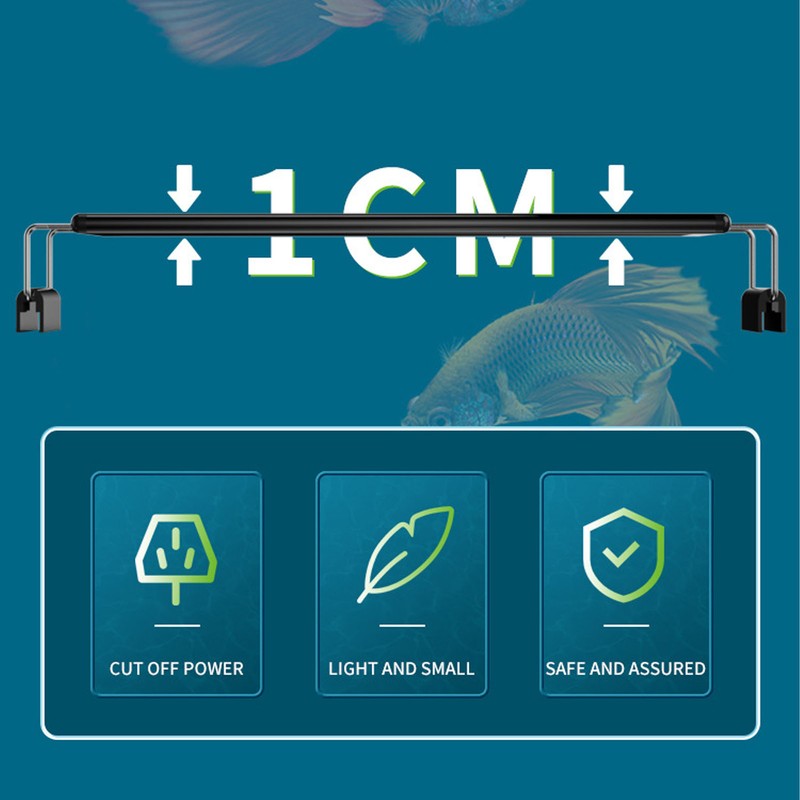 Aquarium LED Light Professional High Brightness 4 Rows Splash Proof