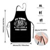 60th Birthday Gifts for Men, Apron Gifts for Husband Wife