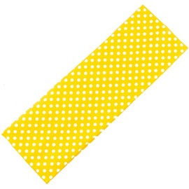 Mytoptrendz Wide Headband Kylie Hairband Elasticated Fabric Women Soft Yoga Hair Wrap Girs Retro Hair Bandeau for Sports(Dotted print- Yellow)