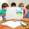 50 Pack 2-Pocket Glossy Presentation Folders, Letter Size Paper Portfolios