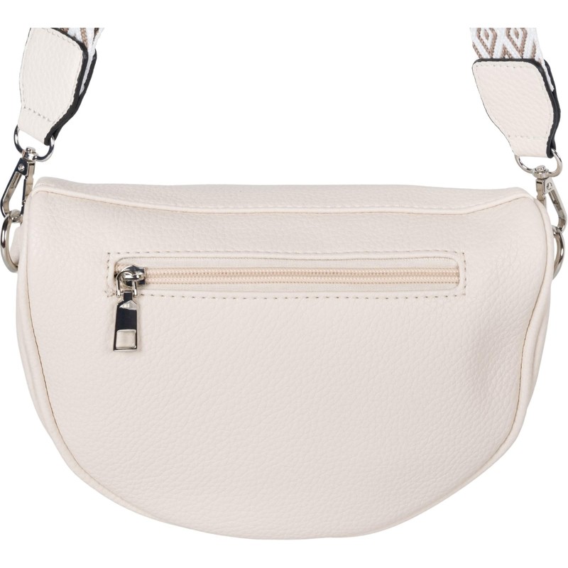 styleBREAKER 02012401 Women's Half Moon Crossbody Shoulder Bags Plain Adjustable