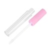 Mikinona 20pcs Fashion Lip Gloss Tubes Transparent Lip Color Containers