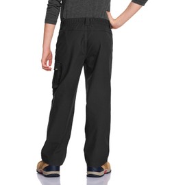 CQR Kids Youth Hiking Cargo Pants, UPF50+ Quick Dry Outdoor Camping Pants, Shenandoah Black, Small