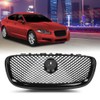 DOTCOM Front Upper Mesh Grille W/Emblem Compatible with Jaguar XF