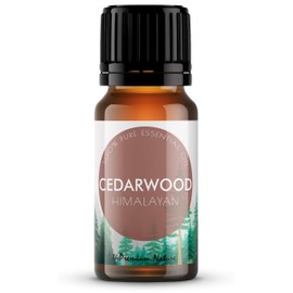 The Premium Nature Cedarwood Essential Oil for Hair, Skin & Aromatherapy | Fresh, Woodsy, Piney Scent | 100% Natural & Pure - Ideal for Diffuser & Candle Making, 0.34 fl oz