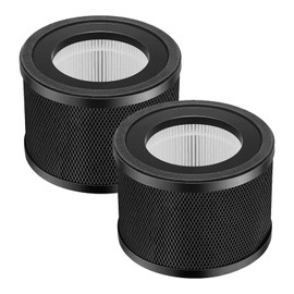 AP001 Replacement Filter Compatible with TaoTronics TT-AP001 ARVOV AP001 Air Purifier True HEPA Filter & Activated Carbon Air Filter, 2 Pack