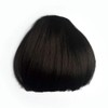 Clip-in fringe hairpiece/clip-in micro-bangs, thick, straight retro rockabilly style: Ida