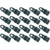 20 x Holdon® MIDI Clip Black – Clamp Mounting Eyelet