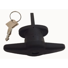 T-Handle for ARE Pickup Truck Camper Shell Door with 2 Keys