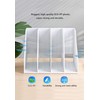 Deli A4 File Holder Folding Bookshelf,1 Year Warranty,4 Vertical Compartments