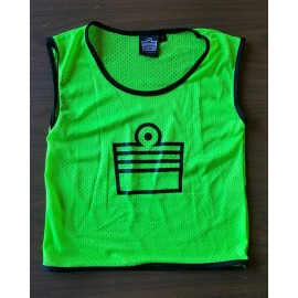 Admiral Training Vest - Florescent Green/Black - Adult XSmall