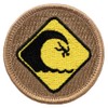 High Surf Patrol Patch - 2" Diameter Round Embroidered Patch