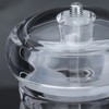 2Pcs Acrylic Manual Grinder Transparent Pepper Salt Mill Spice Jar