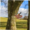 WOONEKY Whimsical Bird Feeder Bird Bath Bowl Tree Mounted for
