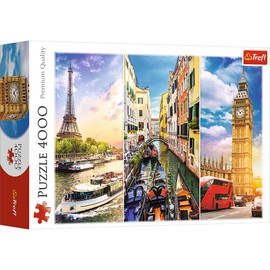 Trefl Red 4000 Piece Puzzle - Trip Around Europe